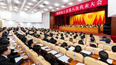 梅州市工会第八次代表大会召开