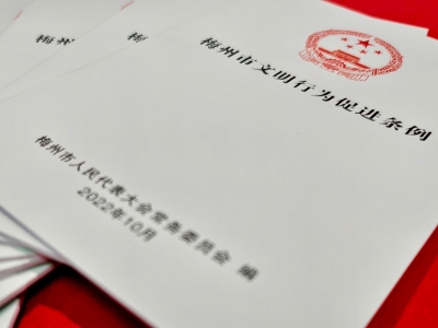 守文明之约 绘幸福底色！《梅州市文明行为促进条例》实施三周年综述