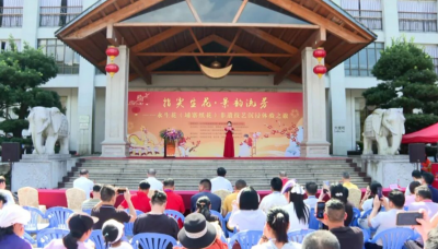 赏瀑学非遗！永生花（埔寨纸花）非遗技艺亮相龙归寨瀑布景区