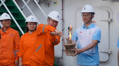 深海“源火”点燃全运圣火！十五运会和残特奥会火种采集仪式在广州南沙举行