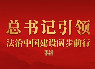 重磅微视频丨总书记引领法治中国建设阔步前行