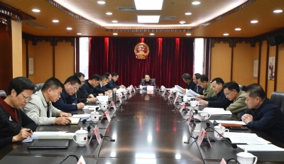 市人大常委会召开党组会议和理论学习中心组学习会：发挥人大职能作用 更好服务中心大局