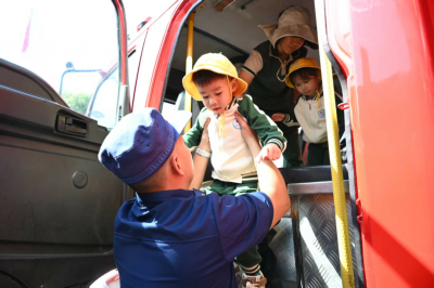 看！蕉城消防救援站迎来一群“小可爱”~