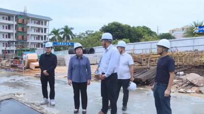 邱翠茂率队调研重点项目建设并督导校园食品安全工作