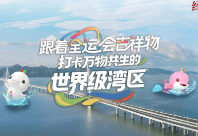经纬线·跟着全运会吉祥物 打卡万物共生的世界级湾区