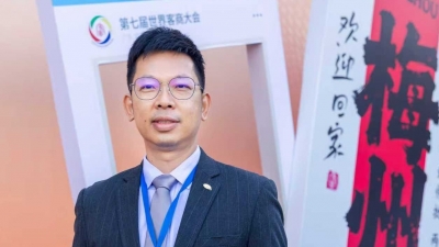 梅州V视丨梅州市政协常委、澳门梅州商会会长梁钢：苏区政策好，创富来梅州！希望家乡农产品走向更广阔的国际市场