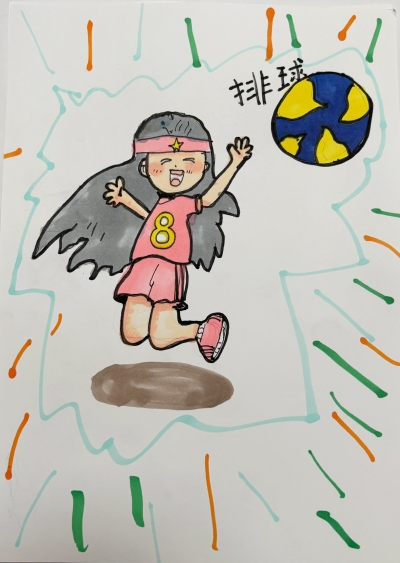 梅江区芹洋学校项思柔丨绘画