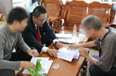 服务上门，暖到心门！梅江区法院为行动不便的群众提供上门诉讼服务