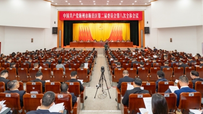 中共梅州市梅县区委二届八次全体会议召开