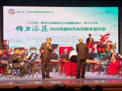 梅州市乡村新年音乐会在大埔举办