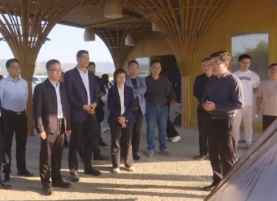 潮州市政府调研组到蕉岭考察全域土地综合整治和山水工程工作