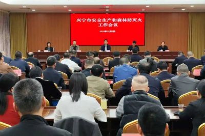 赵超文主持召开兴宁市安全生产和森林防灭火工作会议