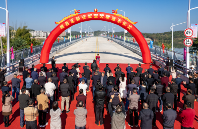 梅县区韬奋纪念大桥（畲江东桥）通车