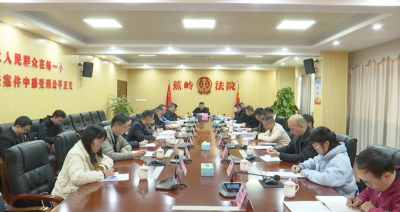 蕉岭县委政法委员会2025年第四次全体会议召开