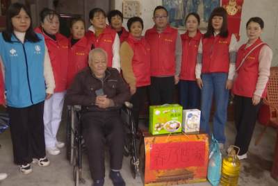 米面油棉被送到家！蕉岭志愿者走访慰问困难家庭