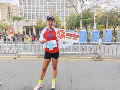 “天时地利人和！” 半马女子组亚军阮世颖这样评价2025梅马→