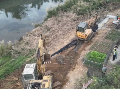 五华县岐岭镇：坚决拆除涉河违建，筑牢河道安全红线