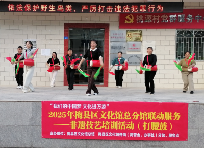 家门口的文化福利！梅县区文化馆总分馆联动服务公益培训活动来啦