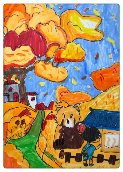 梅江区芹洋学校项思柔丨绘画