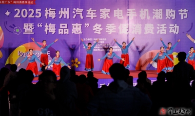 梅州V视丨2025梅州汽车家电手机潮购节暨“梅品惠”冬季促消费活动开幕！