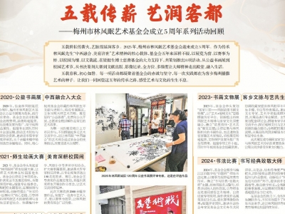 五载传薪 艺润客都！梅州市林风眠艺术基金会成立5周年系列活动回顾