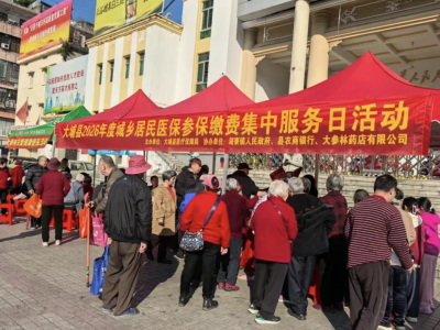 服务群众“心贴心”！大埔县开展2026年度城乡居民医保参保缴费集中服务日活动