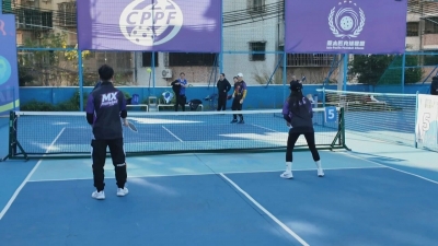 梅州匹克球联赛在梅县区举行，百名选手火力全开