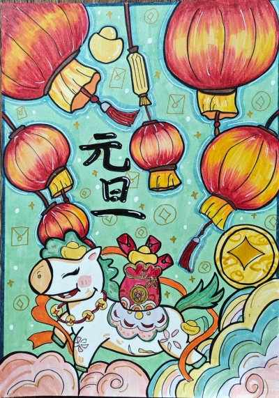 东山学校附属小学吴安棋丨绘画