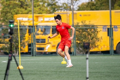 国家体育总局体育科学研究所到梅州开展青少年足球运动员二次测试工作