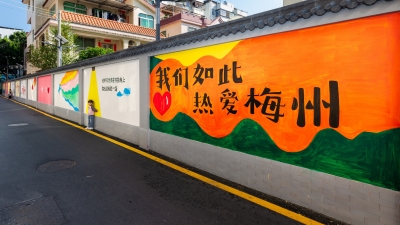 梅州视觉丨“墙”力出圈 城乡焕彩