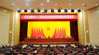 中共大埔县委十三届九次全会暨县委经济工作会议召开：勇担使命、团结实干，奋力谱写大埔全面振兴发展新篇