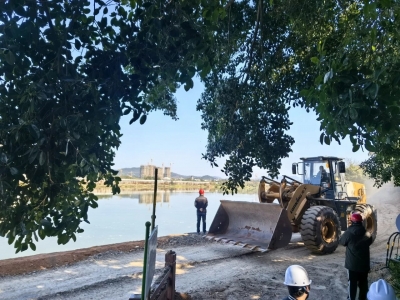 韩江干流治理工程（梅县段）建设稳步推进