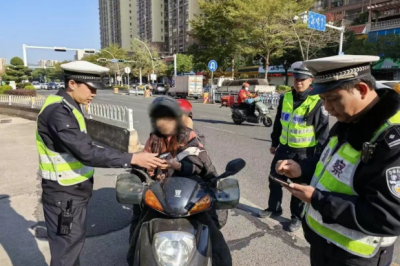 梅县区开展电动自行车摩托车违法专项整治行动