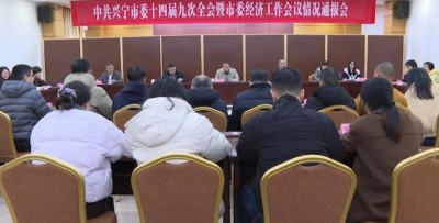 兴宁市召开市委十四届九次全会暨市委经济工作会议情况通报会