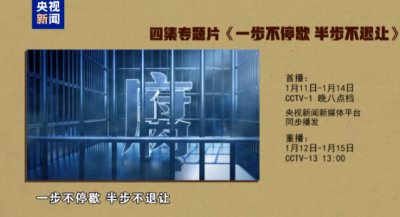 视频丨反腐专题片《一步不停歇 半步不退让》将在总台播出