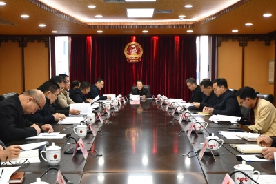 市人大常委会召开党组会议：奋发有为做好人大工作助推全市高质量发展