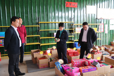 钟秀堂到水寨镇调研“最美县城”建设并督导烟花爆竹安全管理工作