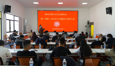 梅江区匹克球协会成立，钟杰担任会长