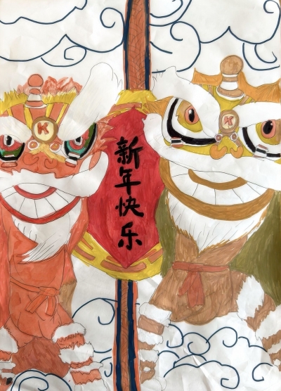 梅江区元城小学罗尊享丨绘画