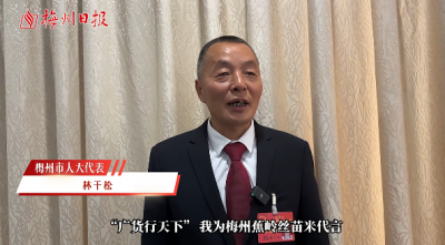 两会声音丨梅州市人大代表林干松：蕉岭丝苗米凭实力抓住“广货行天下”新机遇