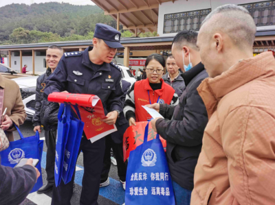 回家路，平安路！蕉岭多部门走进高速服务区送安全、暖人心