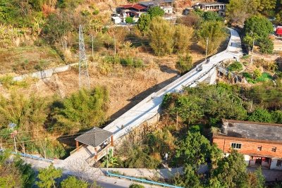 蕉岭县新铺镇潘田村：撂荒地“重生” 民生路“焕新”！