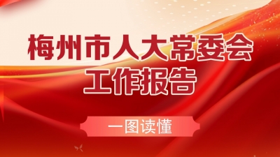一图读懂！梅州市人大常委会工作报告→