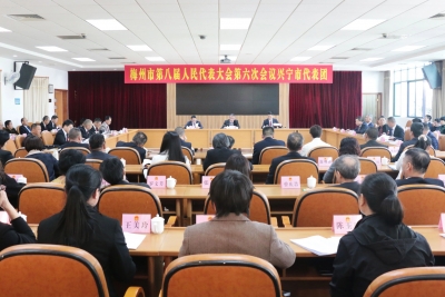 梅州市八届人大六次会议兴宁代表团召开全体会议，推选罗达祥为兴宁代表团团长