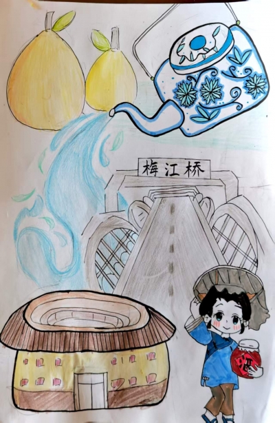 梅江区龙坪小学陈诗瑶丨绘画