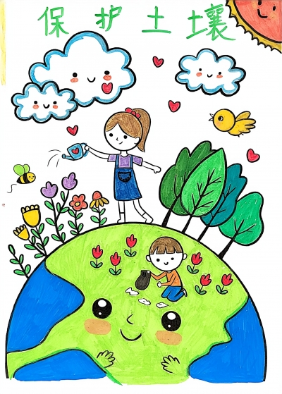 梅江区普育小学何雨乐丨绘画