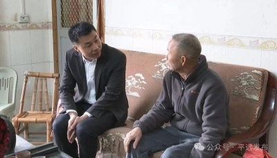 喻勇到仁居镇开展春节前慰问困难（老）党员活动