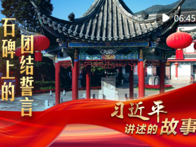 习近平讲述的故事｜石碑上的团结誓言