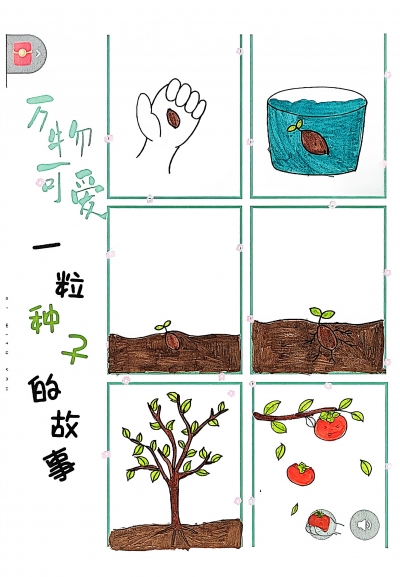 梅江区普育小学何壹如丨绘画 