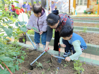 大手小手植新绿，同行成长赴春光